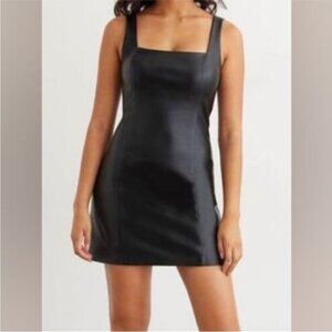 Dynamite Vegan Leather Mini Dress Size Medium
